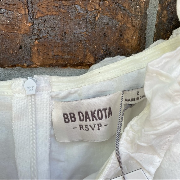 BB DAKOTA Say No More Dress Ivory Polka Dot - Picture 11 of 15